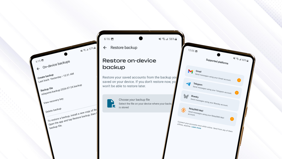 RelaySMS just got an upgrade : here's what's new